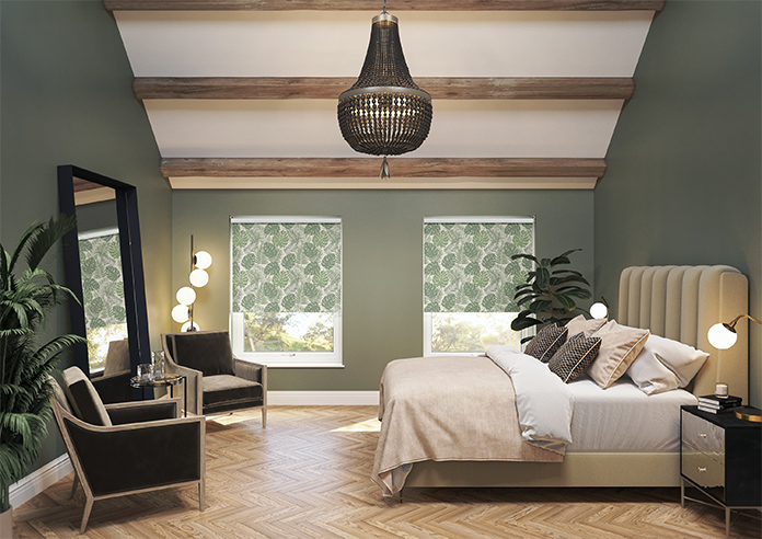 Lush Palms, Cream - Roller Blind - Image 8